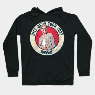 Retro Style Fan Art Design Tobymac // Hits Deep Tour 2023 Hoodie